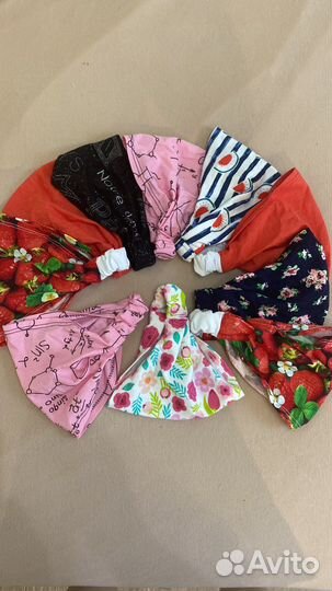 Шапочки, тюрбаны, повязки, косынки для детей