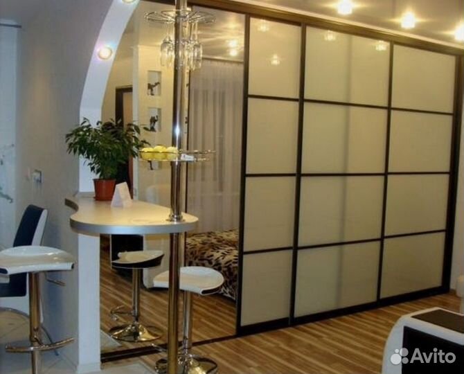 Раздвижные системы, межкомнатные перегородки