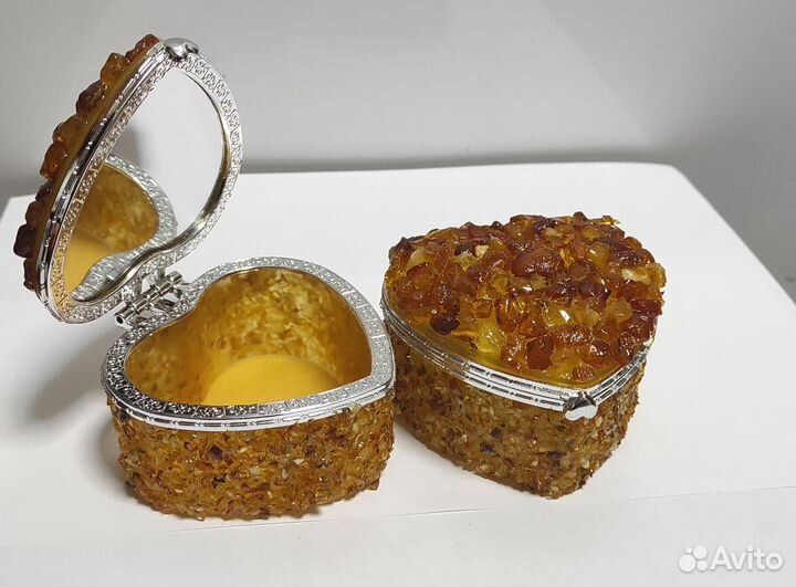 Янтарь шкатулка