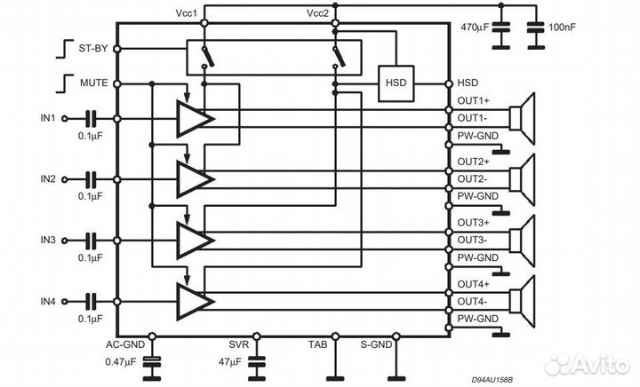 Микросхема TDA7560