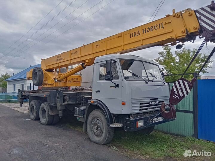 Услуги автокрана 25 тонн