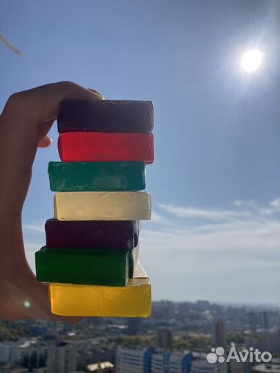 Мыло ручной работы с сочными ароматами 80г