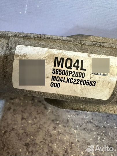 Рулевая рейка Kia Sorento 4 MQ4 G6DU 2022