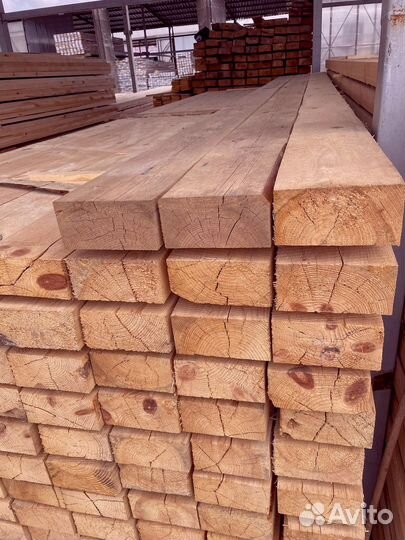 Брус обрезной 100х100х6000мм от производителя