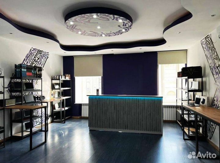 Стойка ресепшн с подсветкой в магазин