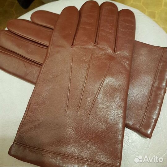 Перчатки кожаные
