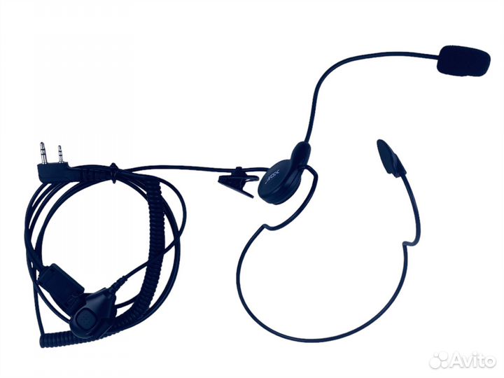 Гарнитура с оголовьем для рации Baofeng, Kenwood