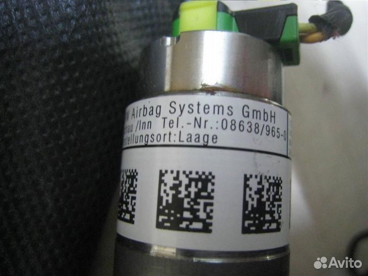 Подушка безопасности (шторка) правая Citroen Berl