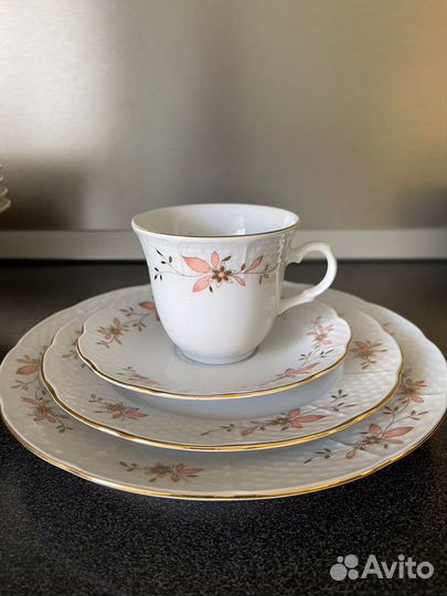 Сервиз. Посуда. Thun. Богемия. Чехия. Новый