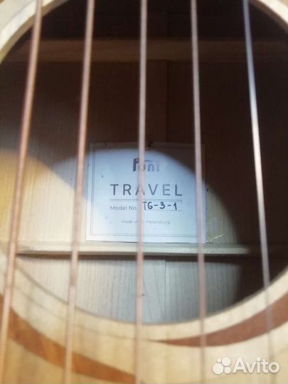 Акустическая тревел-гитара Pony