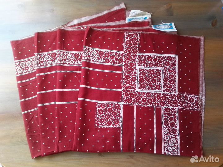 Штапельные платки новые СССР