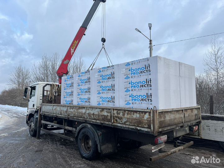 Газобетон с завода Бонолит