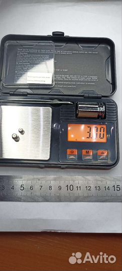 Весы электронные с гирькой карманные