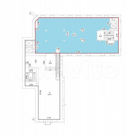 Торговая площадь, 270 м²