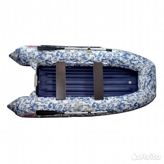 Лодка altair HD-320 лёд-синяя