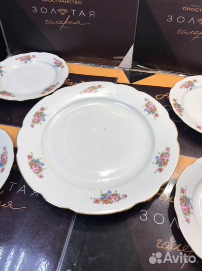 Набор тарелок Дулево фарфор СССР