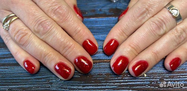 Маникюр на дому Снятие+маникюр+покрытие