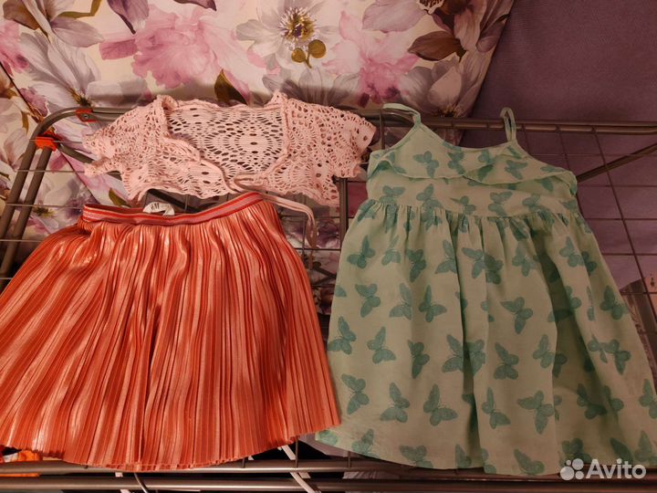 Вещи пакетом на девочку 110