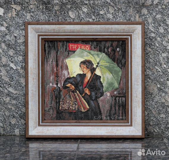 Картина вышитая крестом