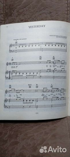 Ноты к песням beatles