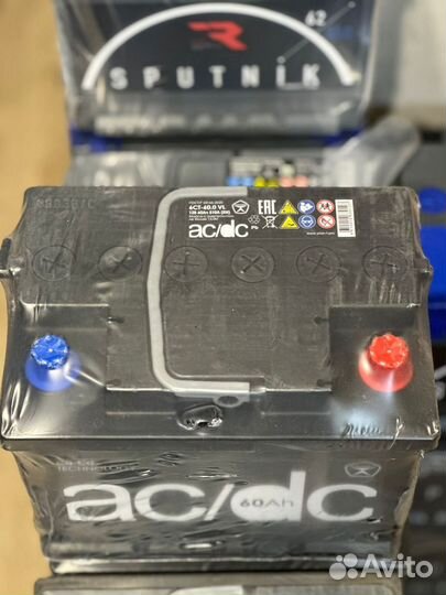 Аккумулятор 6ст - 60 ач для автомобиля новый