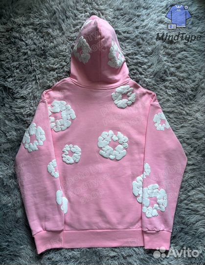 Худи Denim tears розовая