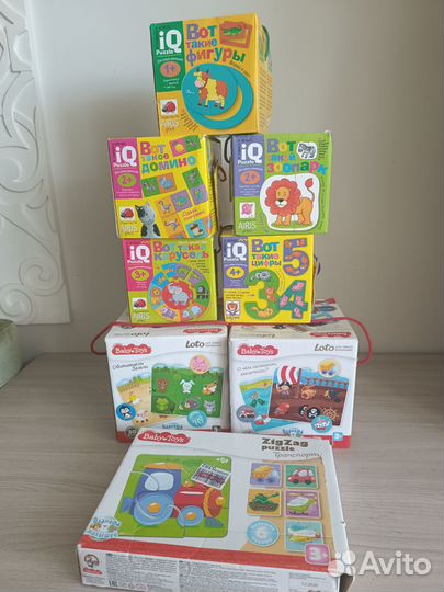 Пазлы для малышей от 1 до 4лет