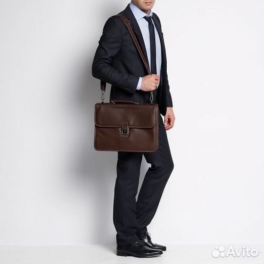 Портфель Gerard Henon из натуральной кожи