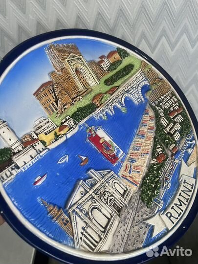 Тарелка декоративная Rimini italy