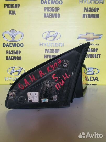 Зеркало правое opel astra h купе