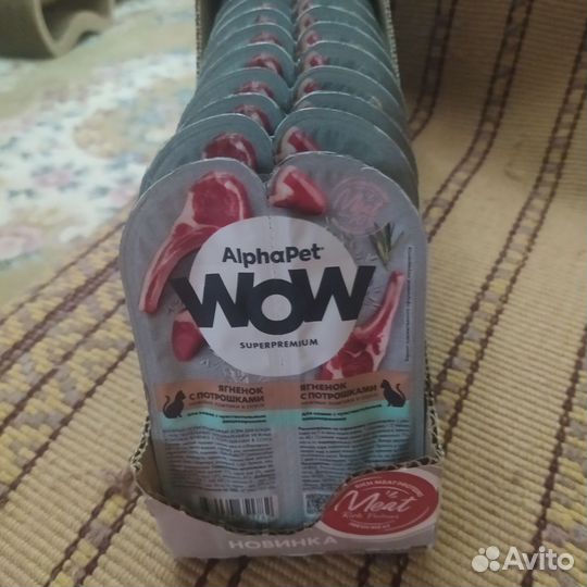 Корм для кота Alpha Pet WOW