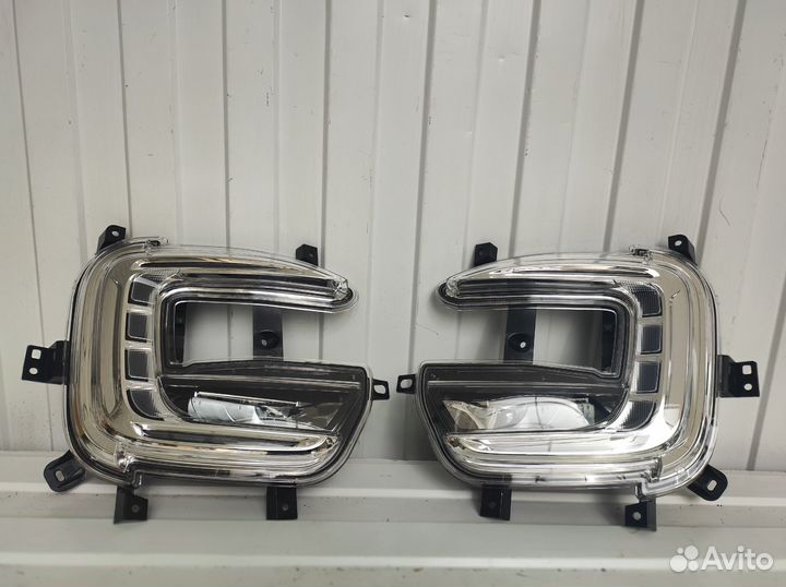 Фара противотуманная LED с дхо renault kaptur 16