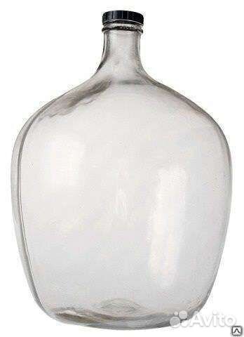 Бутыль стеклянная 50 литров