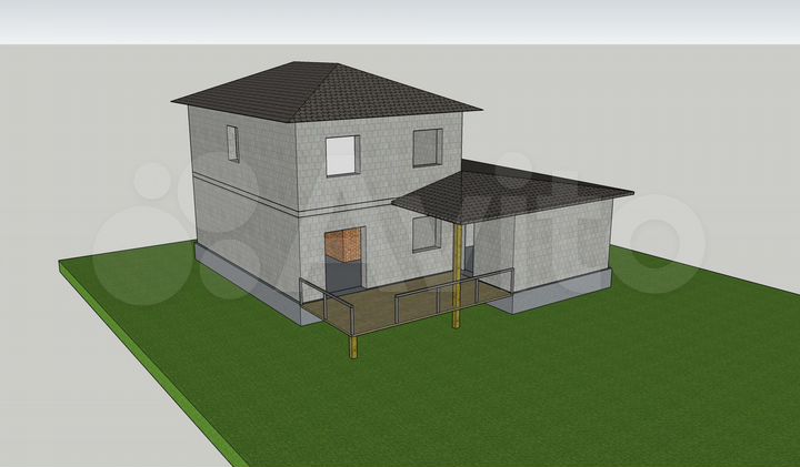 Дом 90 м² на участке 6 сот.