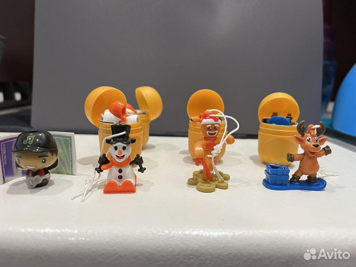 Игрушки из киндера новогодняя серия