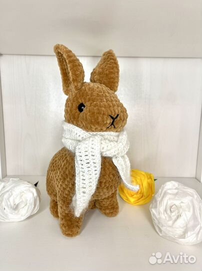 Вязаные игрушки амигуруми кролик