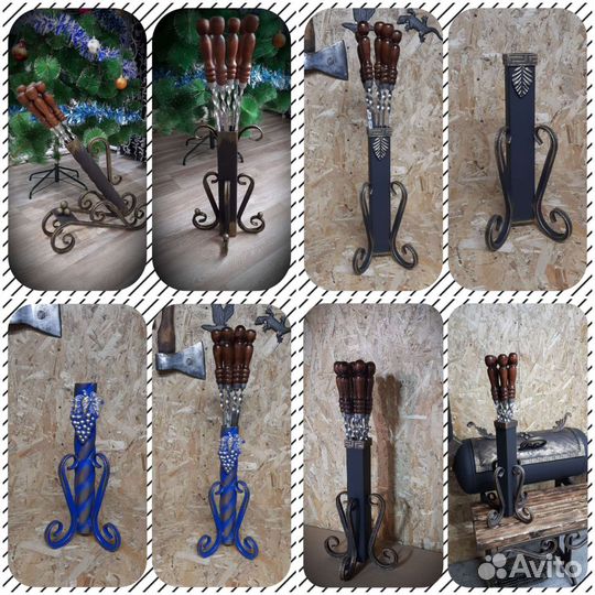 Шампурница / Стойки для шампуров