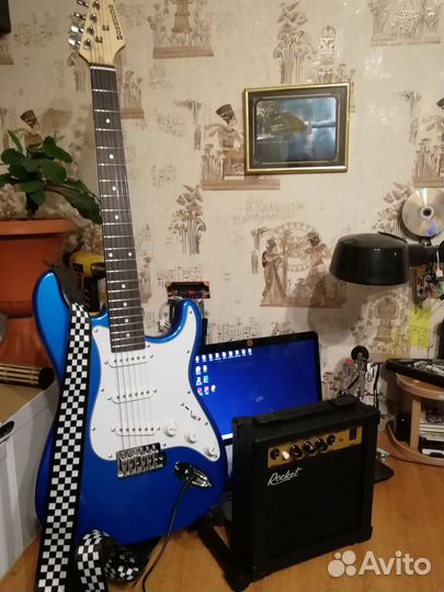 Электрогитара Bosstone SG-03 BL с комбиком