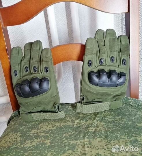 Перчатки тактические олива. XXL. Перчатки военные