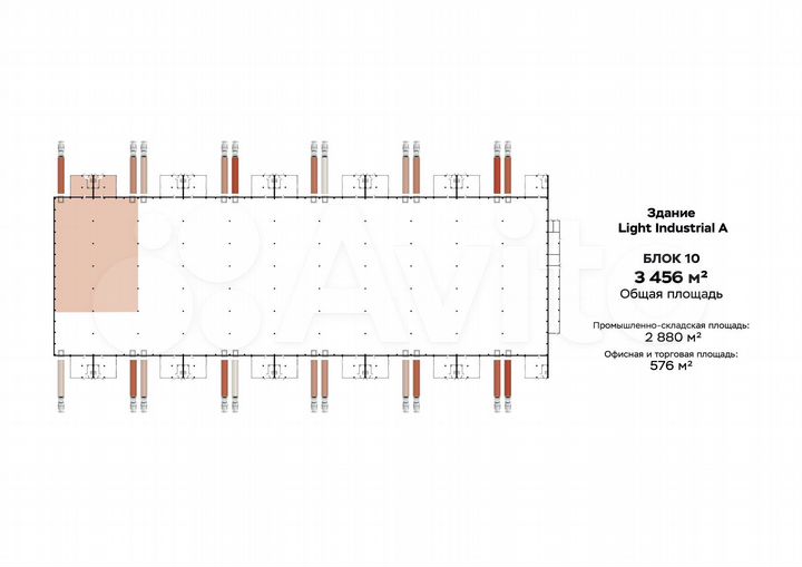 Склад в продажу, 3456 м²