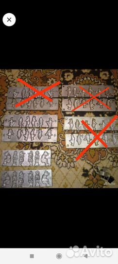 Форма для приготовления леденцов на палочке СССР