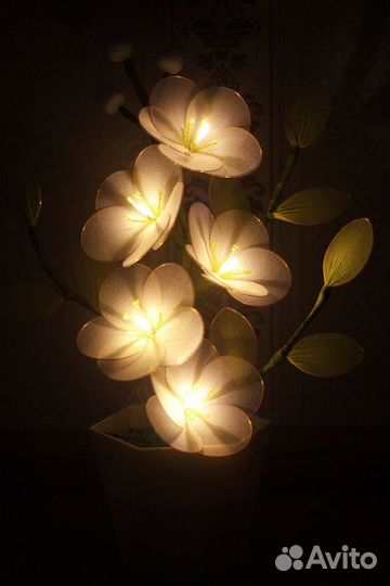 Цветы-Светильники. Ночники. Подарки к празднику