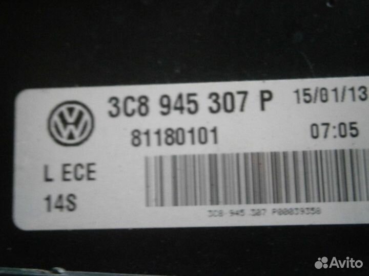 Фонарь задний внутренний левый для VW Passat CC Ф