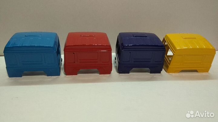 Кабина урал-4320-82м бескапотник - сборная 1/43