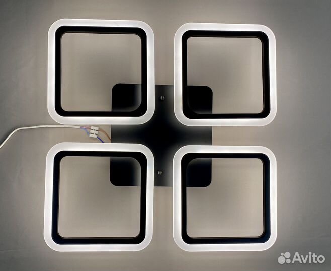 Люстра светодиодная Люмис 4 лампы с пультом