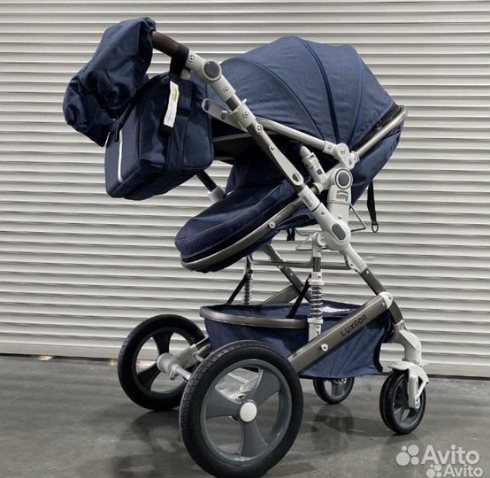 Коляска трансформер 3в1+ матрас, сумка, муфты