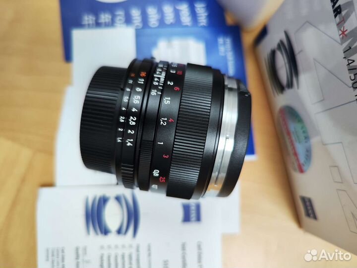 Zeiss Planar T* 50/1.4 ZF.2 для Nikon F новый