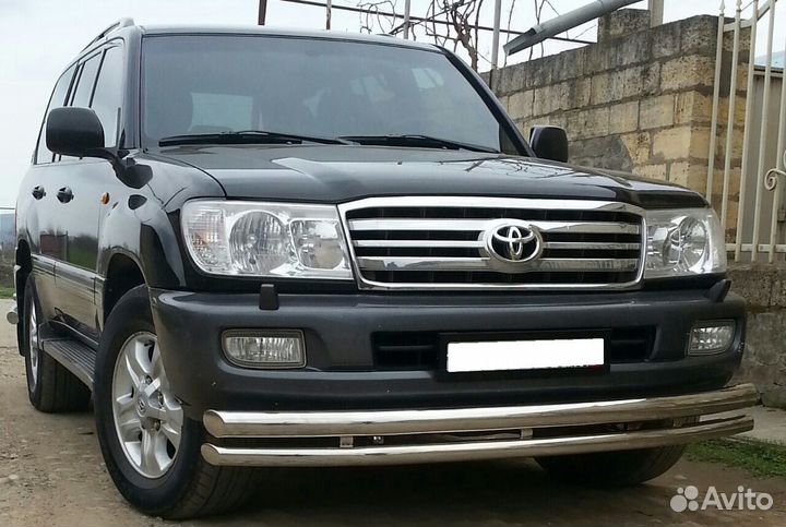 Защита бампера 53/76 мм Toyota Land Cruiser 100