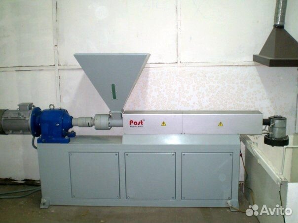 Экструдер, производство, переработка вторсырья