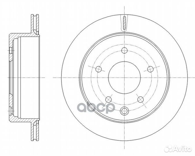 Диск тормозной G-brake GR-20833 Nissan Cedric